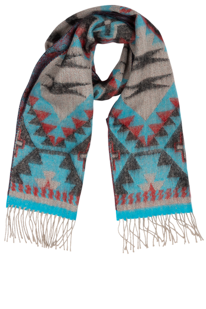 Time of the West Multi-Colored Scarf