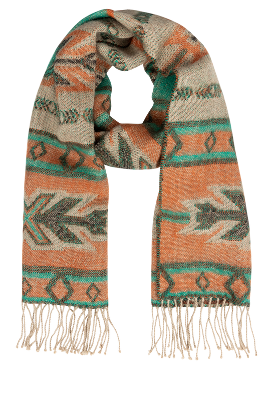 Time of the West Multi-Colored Scarf