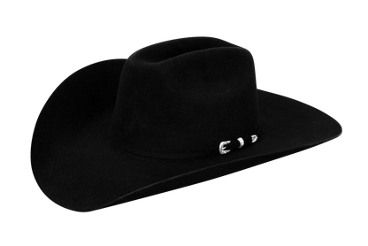 Stetson 5X Lariat Black Felt Cowboy Hat Pinto Ranch