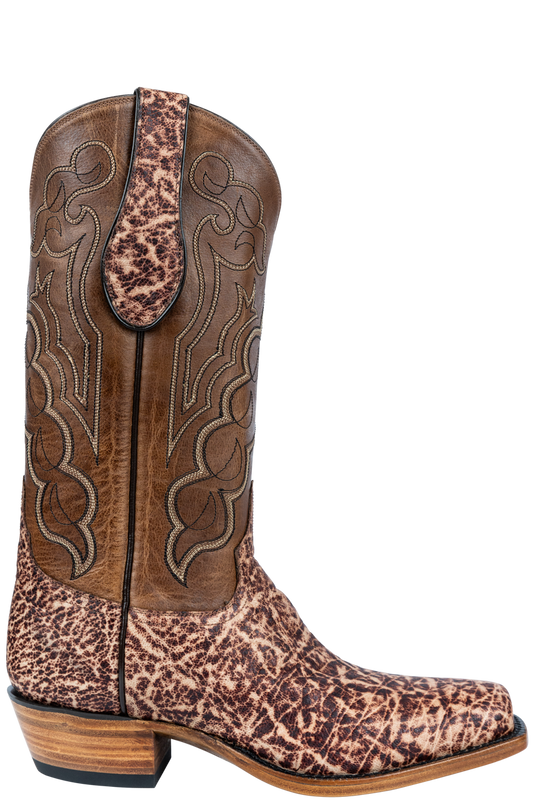 Tony Lama Vintage Elephant Cowboy Boots - Brown