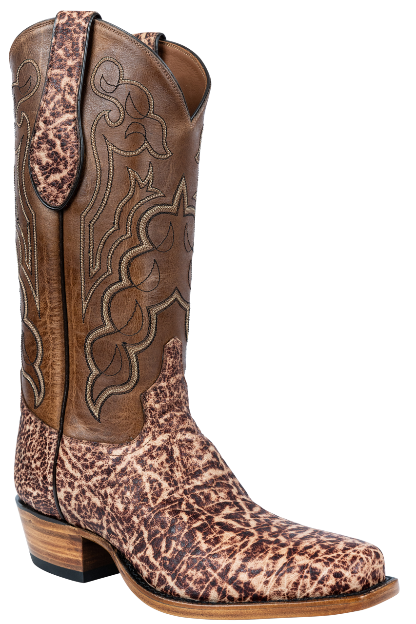 Tony Lama Vintage Elephant Cowboy Boots - Brown