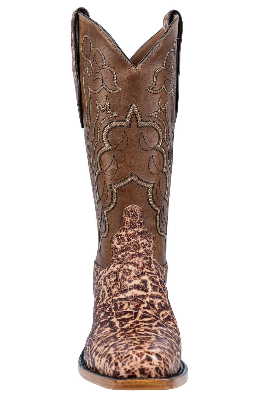 Tony Lama Vintage Elephant Cowboy Boots - Brown