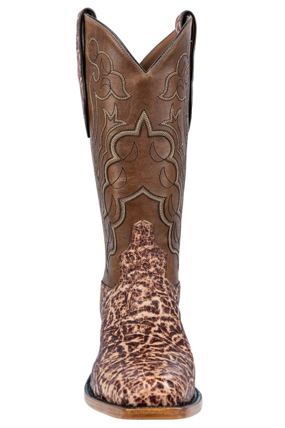 Tony Lama Vintage Elephant Cowboy Boots - Brown