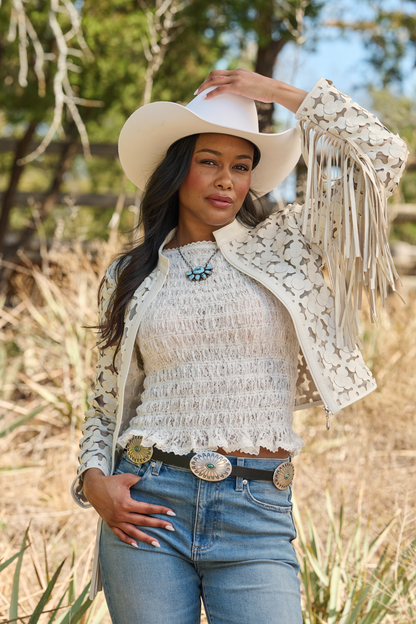 Tony Lama Blackbird Concho Belt
