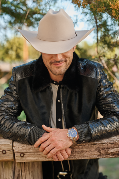 Stetson 30X El Patron Felt Cowboy Hat - Silver Belly