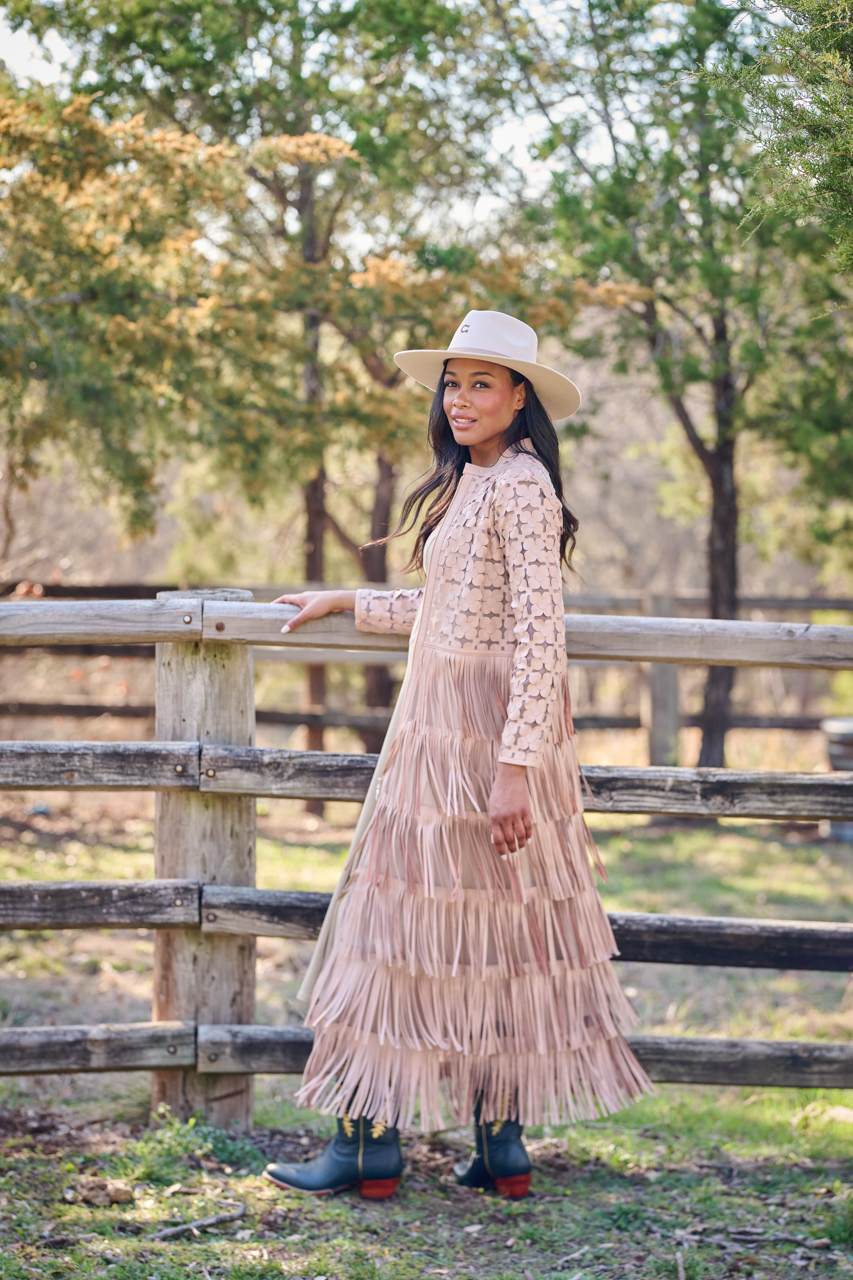 Belgin Francis Long Fringe Western Coat