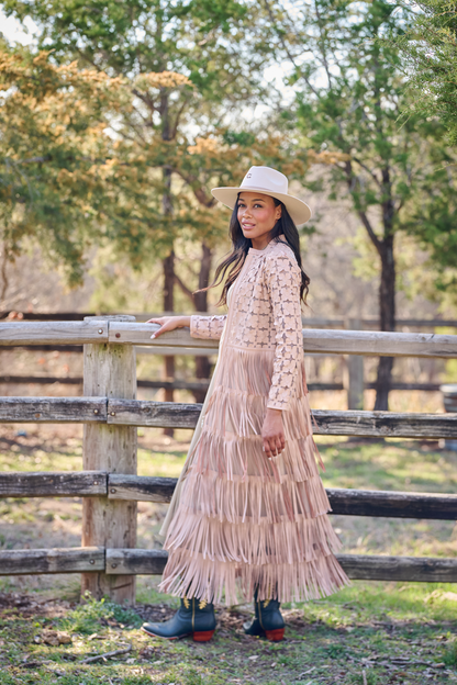 Belgin Francis Long Fringe Western Coat
