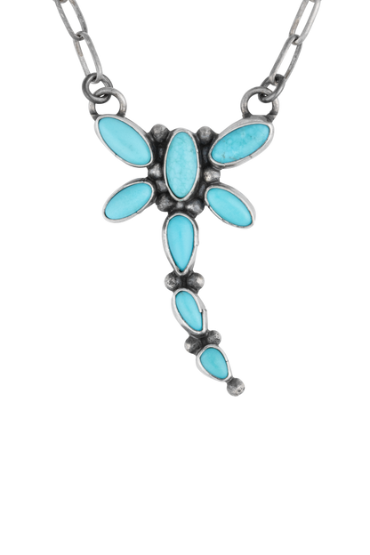Turquoise Dragonfly Pendant Necklace