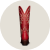 Tecovas Annie Cowgirl Boots - Scarlet