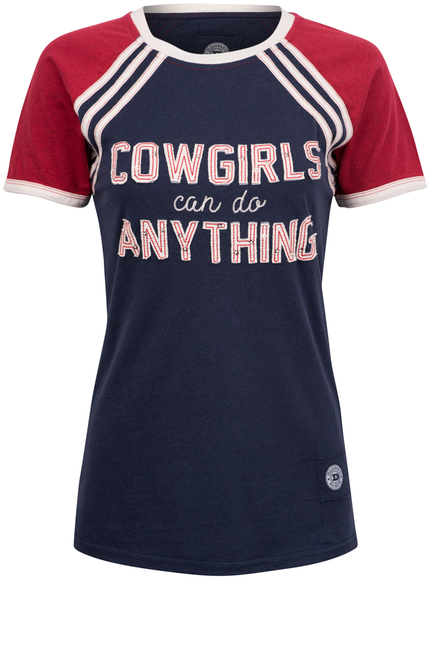 Double D Ranch Cowgirls Can Do Anything Tee Shirt