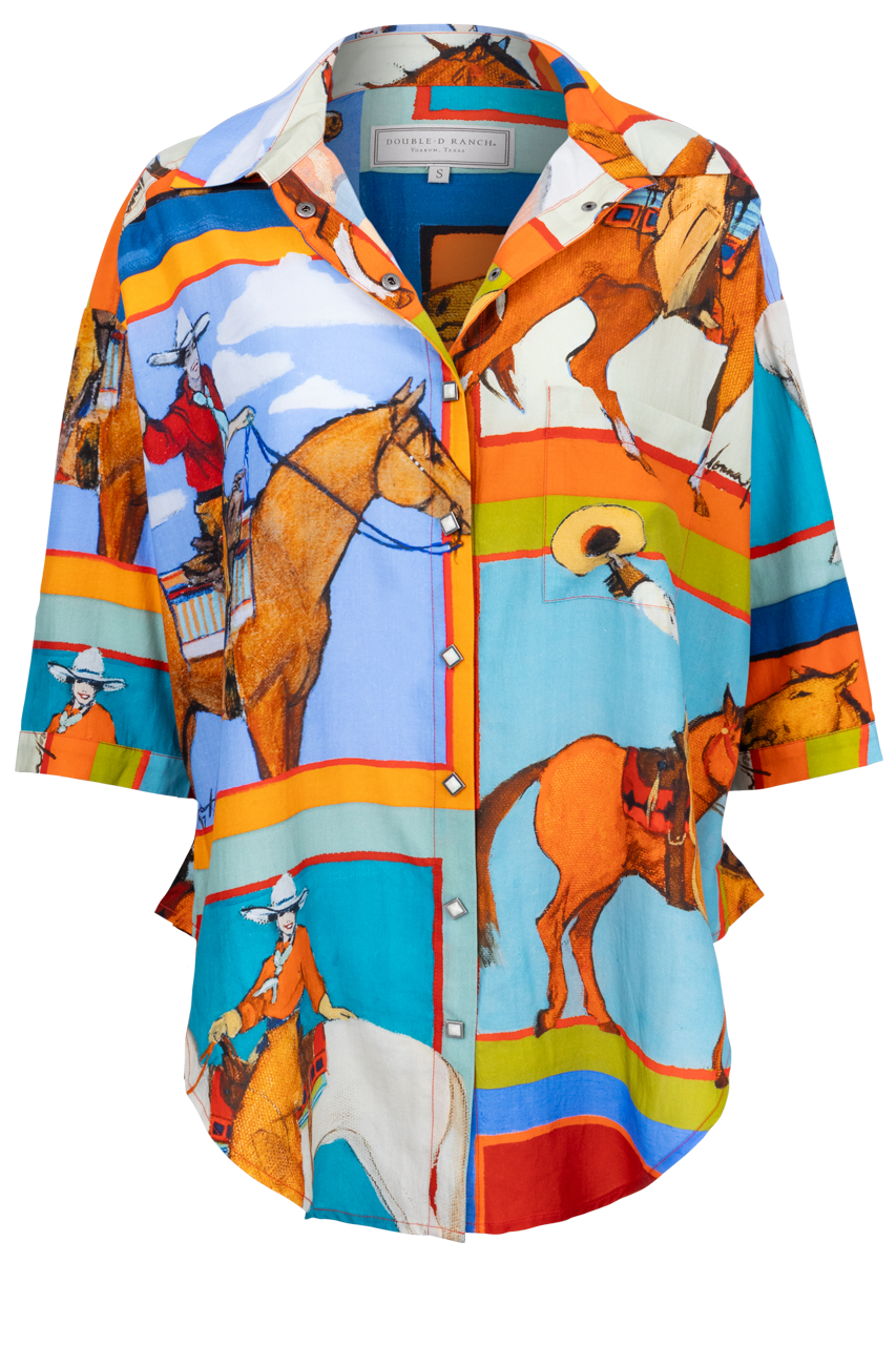 Double D Ranch Women of the Range Western Top | Pinto Ranch