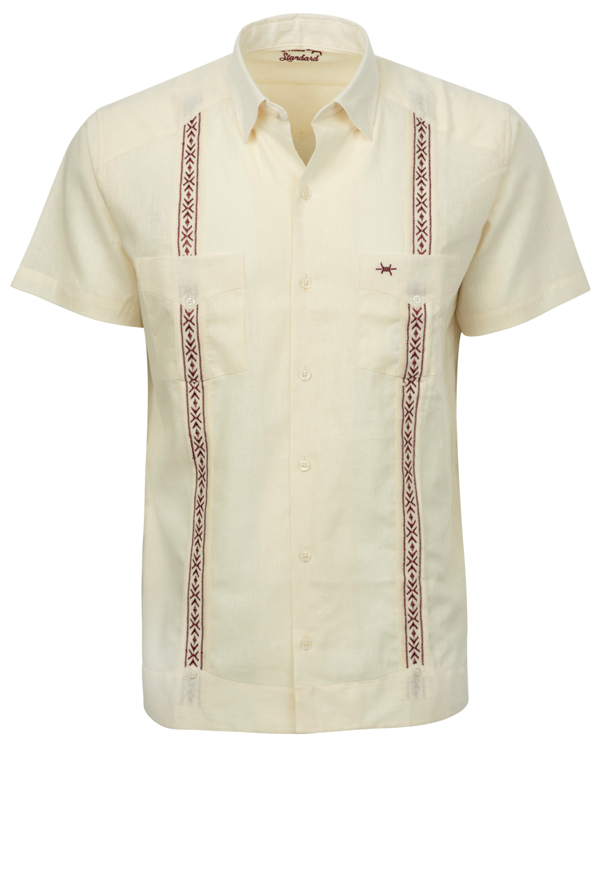 Texas Standard Tejas Guayabera Western Shirt Texas Standard Tejas Guayabera Western Shirt