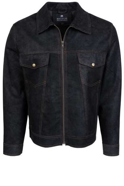 Maverick's Western Rider Suede Jacket | Pinto Ranch