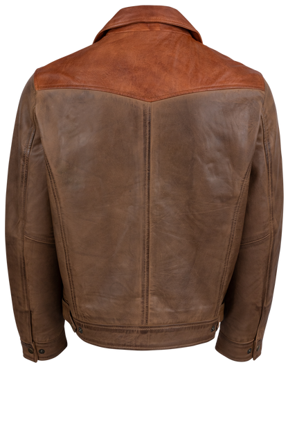 Maverick's Ranchers Two-Tone Leather Jacket