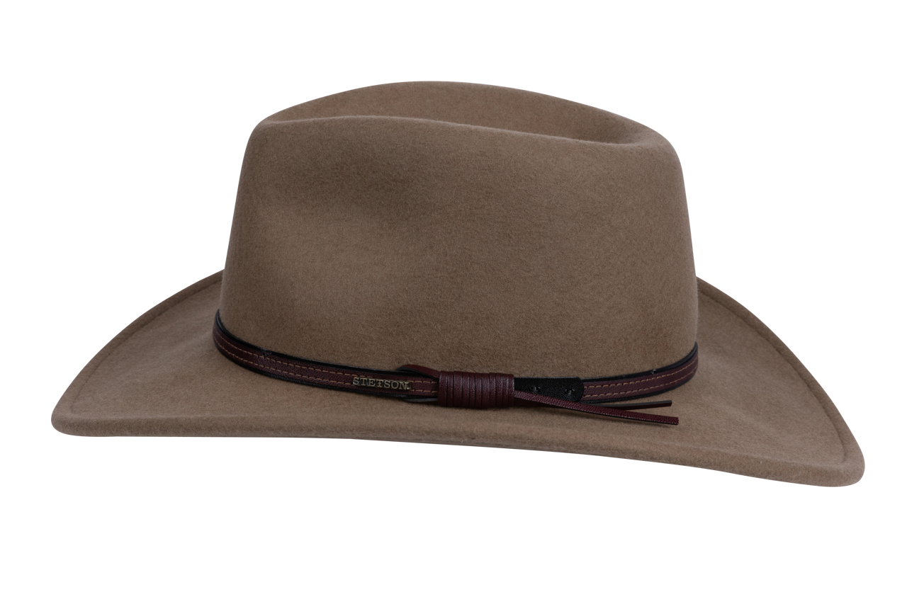 Stetson Crushable Bozeman Outdoor Hat - Mushroom