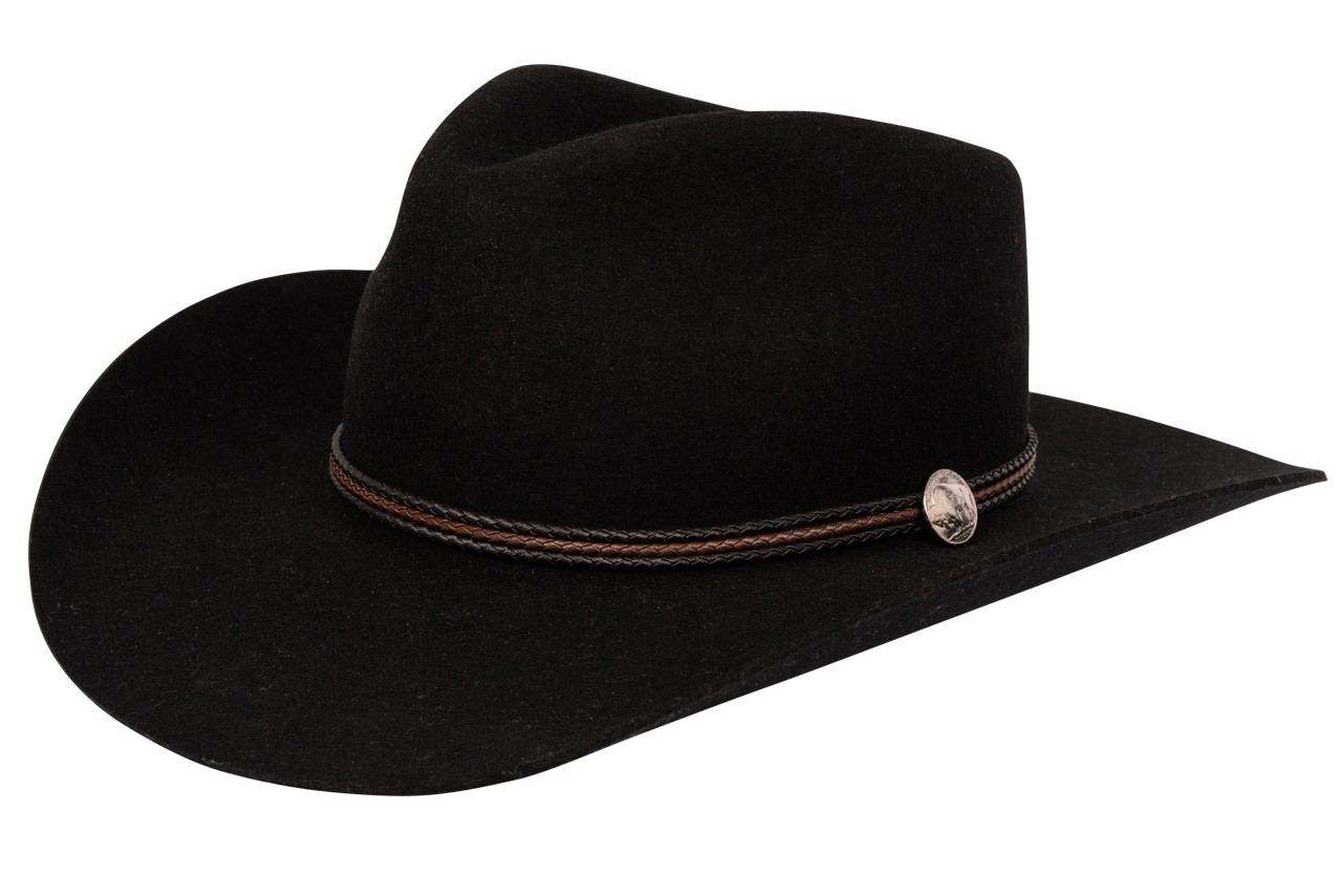 Stetson Woodrow Wool Hat - Black