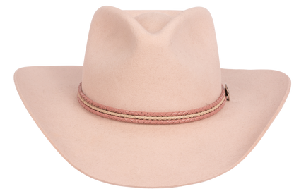 Stetson Woodrow Wool Hat - Pink