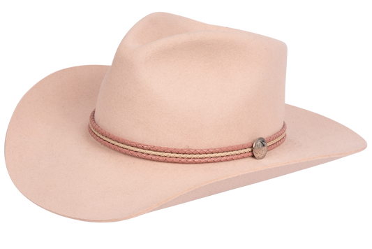 Stetson Woodrow Wool Hat - Pink