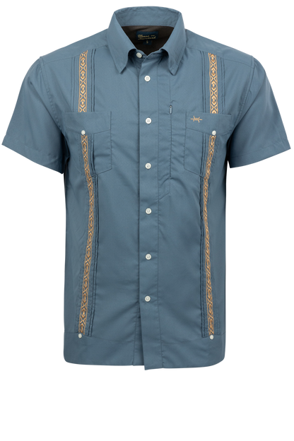 Texas Standard Libre Guayabera Shirt - Estrella