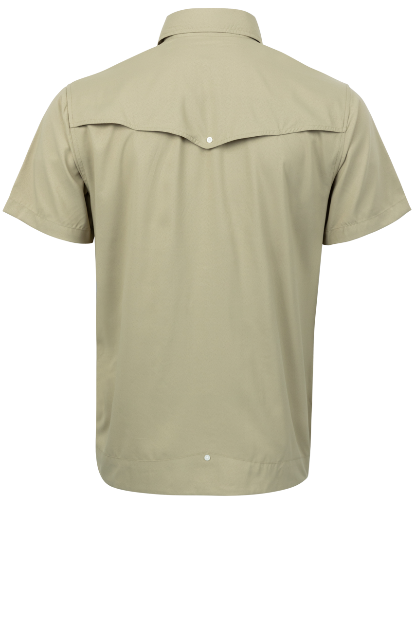 Texas Standard Libre Guayabera Shirt - Terracotta