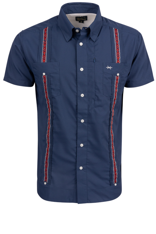 Texas Standard Libre Guayabera Fishing Shirt - Libertad