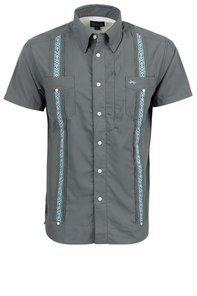 Texas Standard Trucha Libre Guayabera Western Fishing Shirt