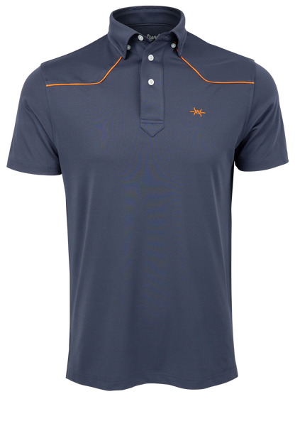 Texas Standard Lariat Polo Shirt - Dusk