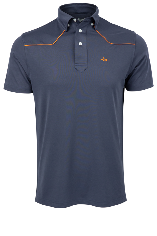 Texas Standard Lariat Polo Shirt - Dusk