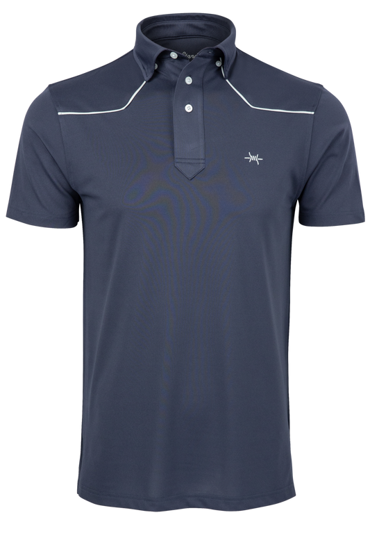 Texas Standard Lariat Polo Shirt - Dark Navy