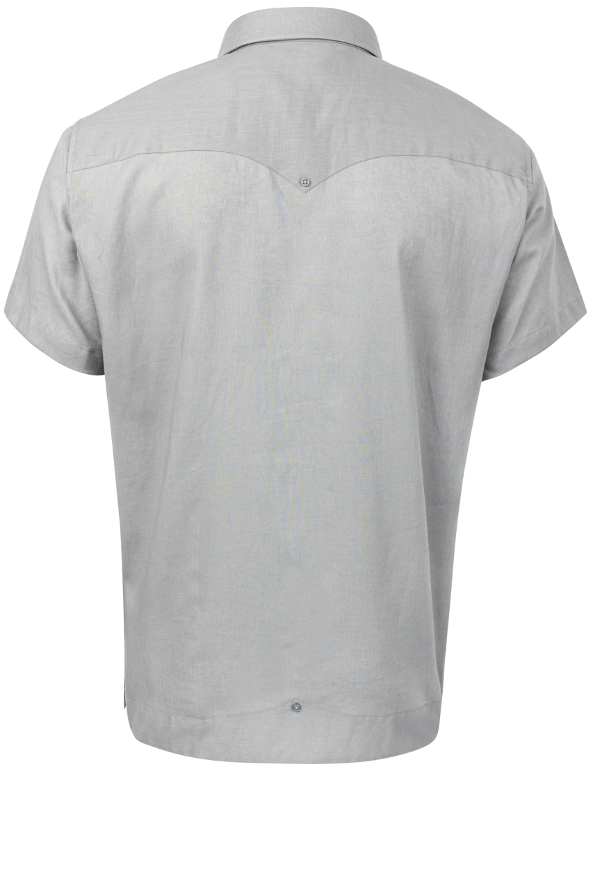 Texas Standard Tejas Guayabera Shirt - Gray