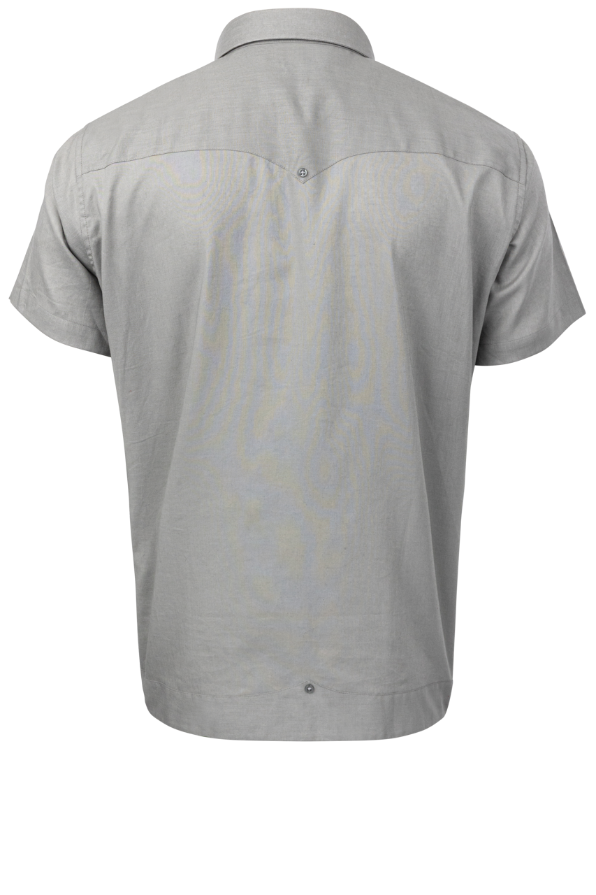 Texas Standard Tejas Guayabera Shirt - Smoke