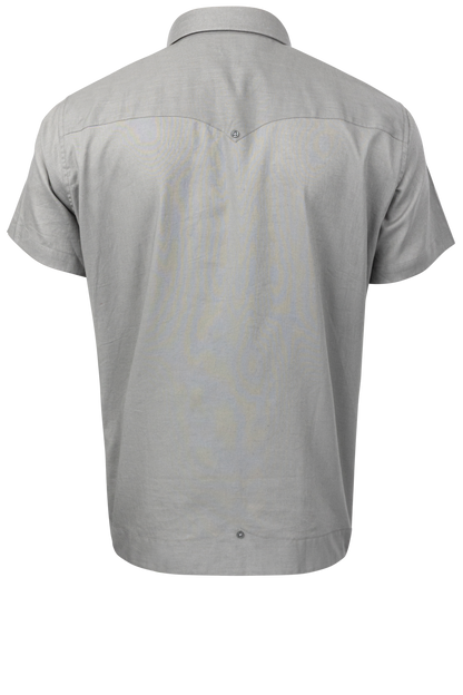 Texas Standard Tejas Guayabera Shirt - Smoke