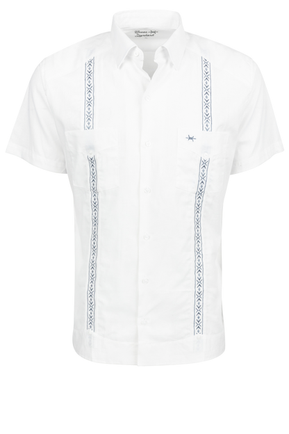 Texas Standard Tejas Guayabera Shirt - Perla