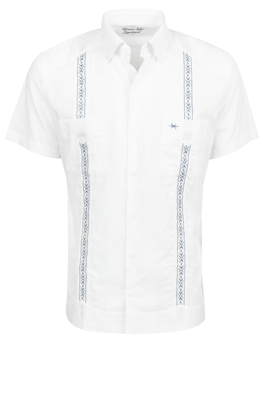 Texas Standard Tejas Guayabera Shirt - Perla