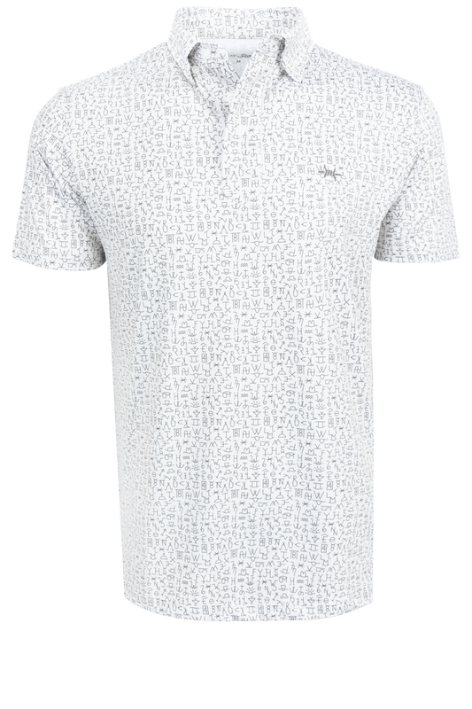 Texas Standard Chisholm Traditions Polo Shirt - Ash