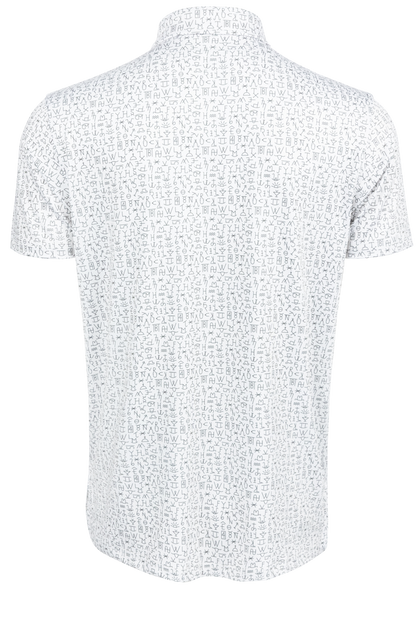Texas Standard Chisholm Traditions Polo Shirt - Ash
