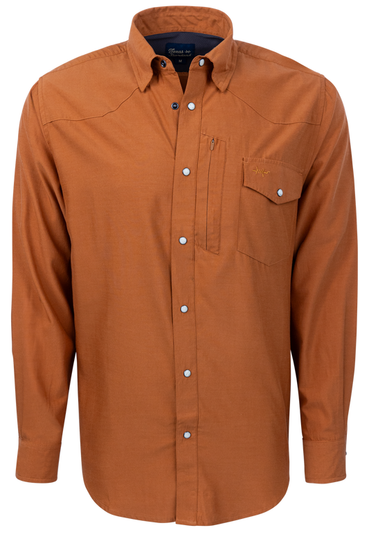 Texas Standard Tactical Outdoor Long Sleeve Shirt - Burnt Orange