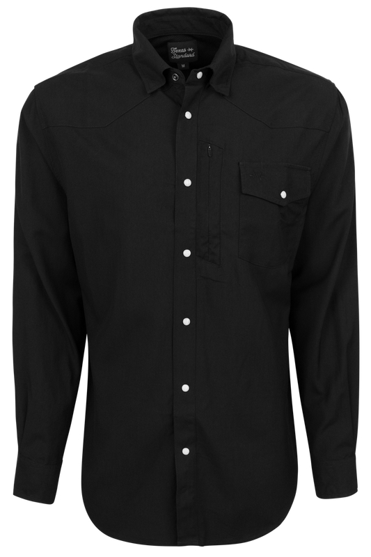 Texas Standard Tactical Outdoor Long Sleeve Shirt - Cannon Black