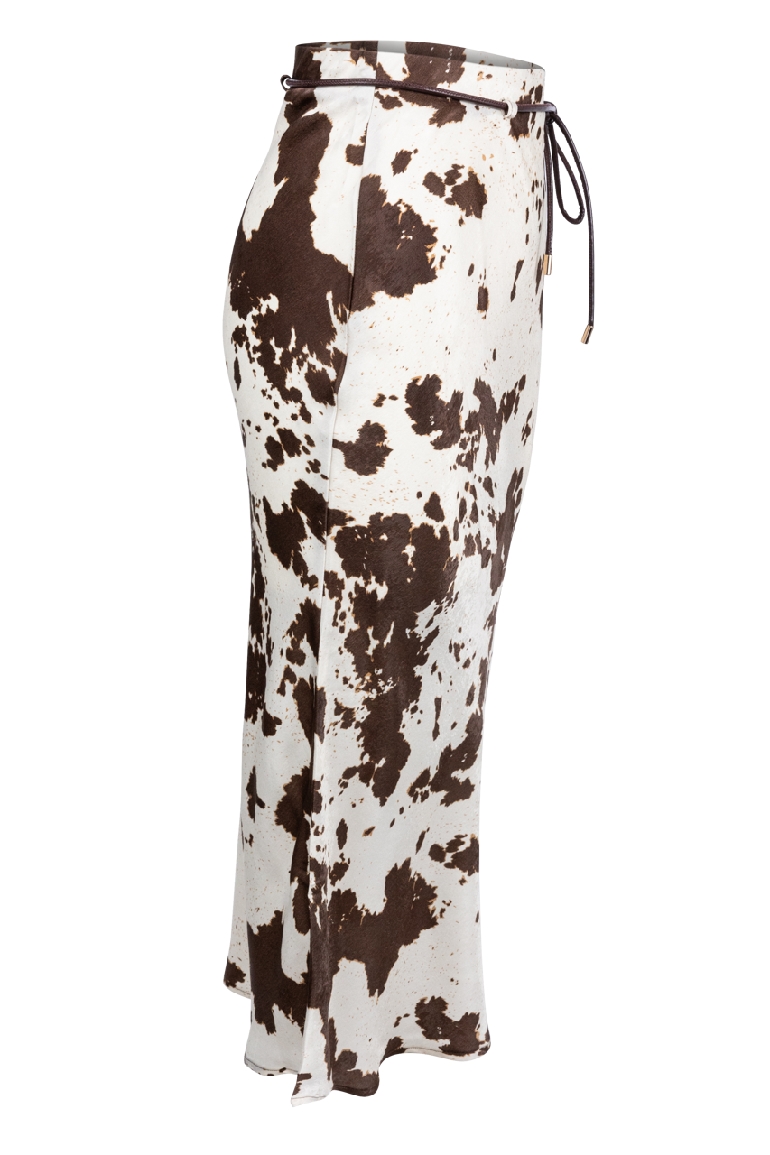Urban Daizy Cowhide Print Skirt