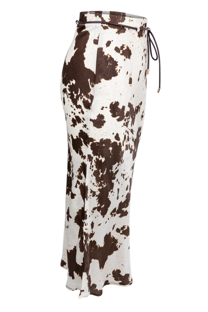 Urban Daizy Cowhide Print Skirt