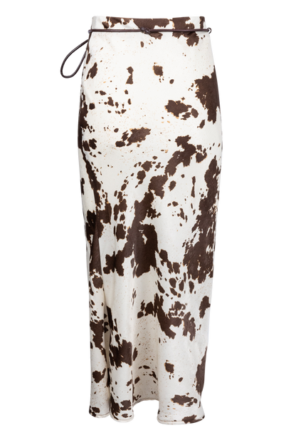 Urban Daizy Cowhide Print Skirt