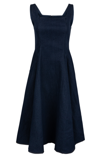 Urban Daizy Dark Denim Midi Dress