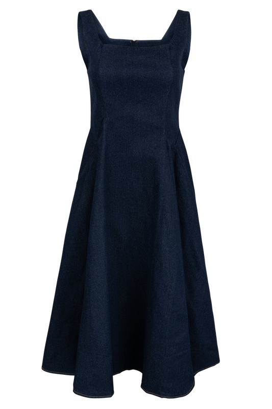 Urban Daizy Dark Denim Midi Dress