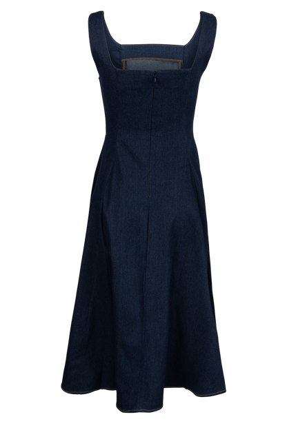 Urban Daizy Dark Denim Midi Dress