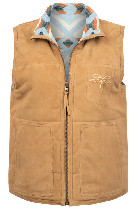 Double D Ranch Bronco Blanket Reversible Vest