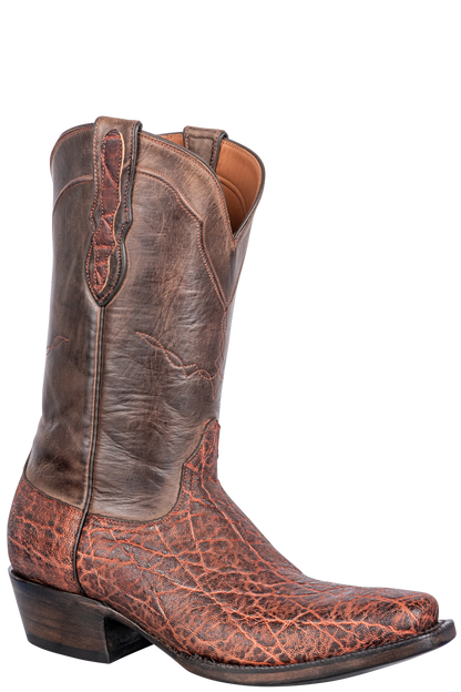 Black Jack Vintage Elephant Cowboy Boots - Chestnut