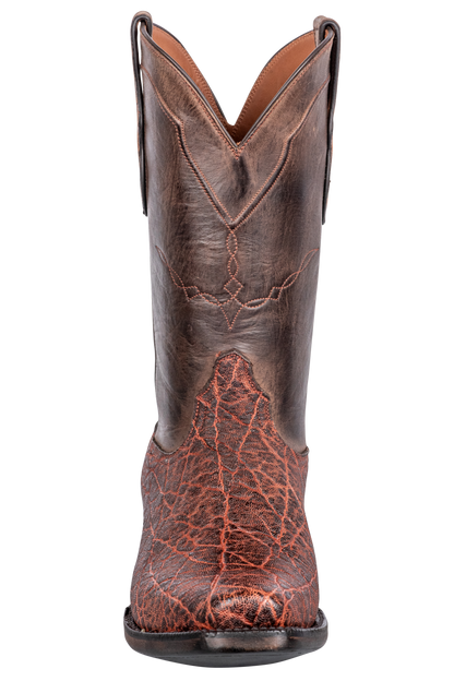 Black Jack Men's Vintage Elephant Cowboy Boots - Chestnut