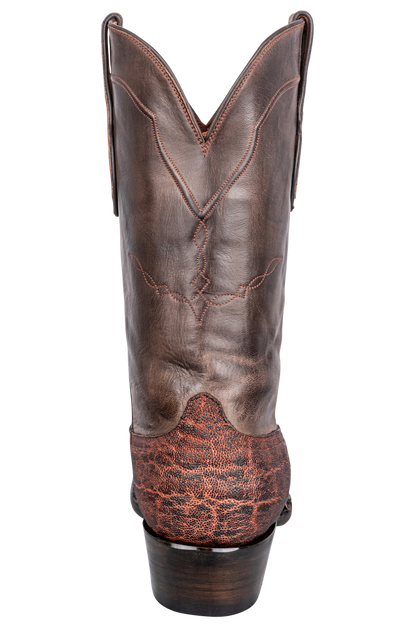 Black Jack Vintage Elephant Cowboy Boots - Chestnut