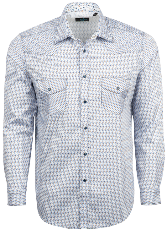 Pinto Ranch YY Collection Snap Front Sport Shirt - Lucky Clover