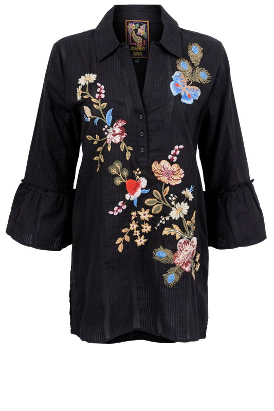 Johnny Was Ruffle Florrie Tunic